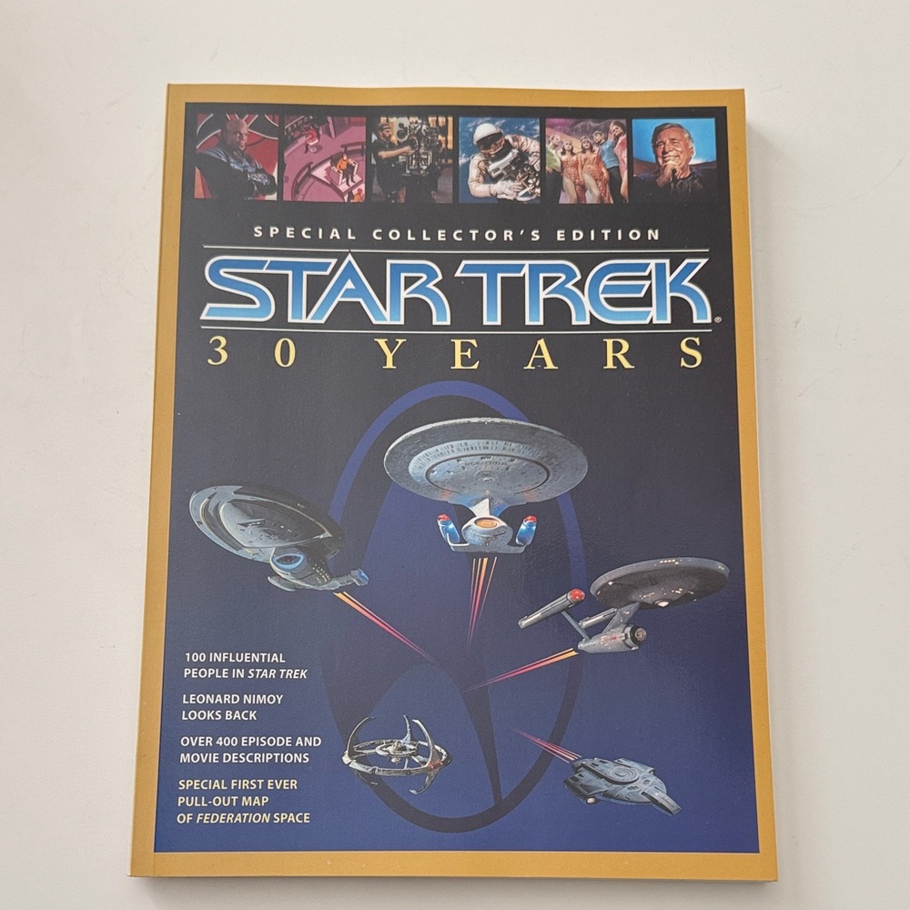 1996 Special Collector’s Edition Star Trek 30 Years with Pull Out Color Map